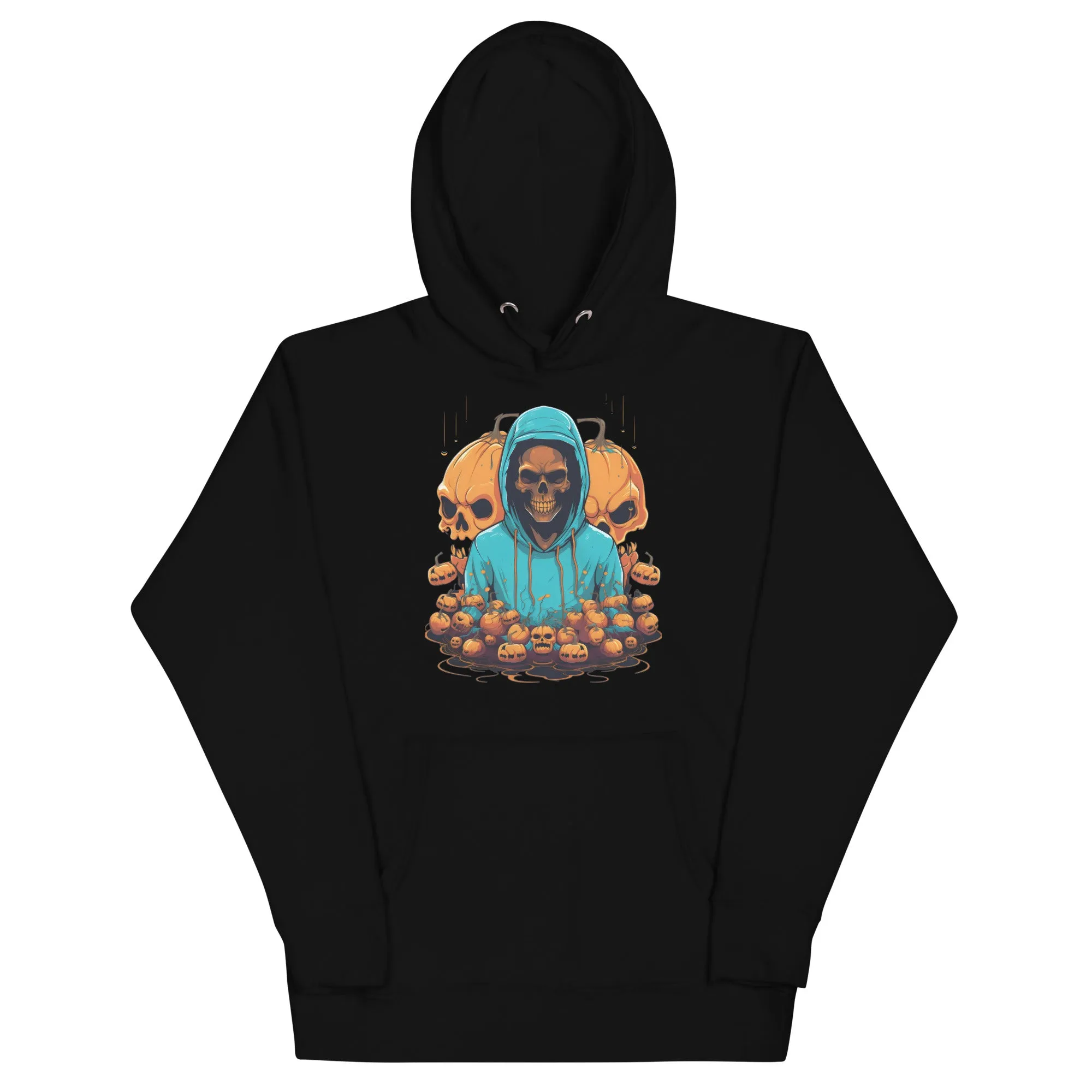 Embrace the Eerie with Halloween Skeleton Man Hoodies 001