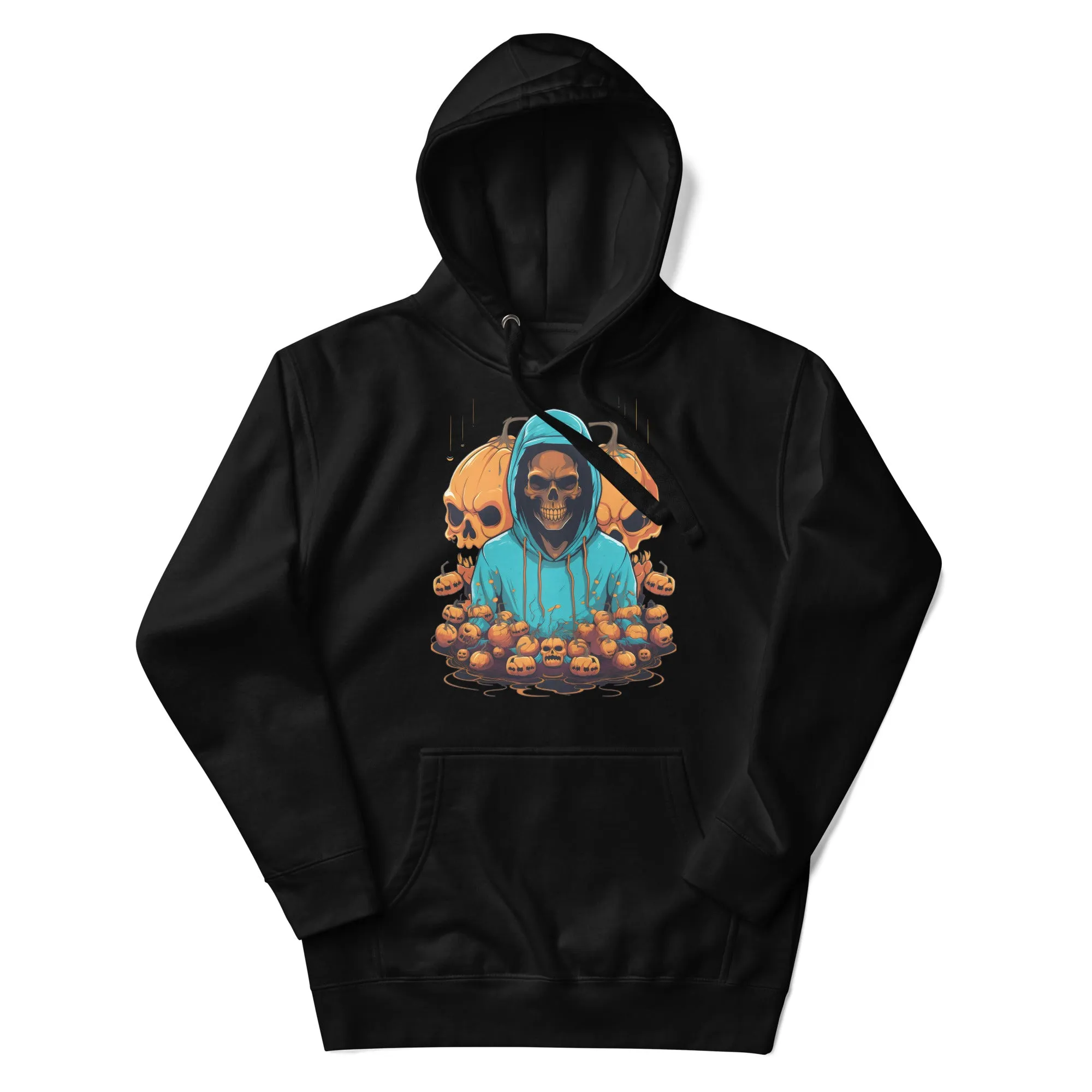 Embrace the Eerie with Halloween Skeleton Man Hoodies 001