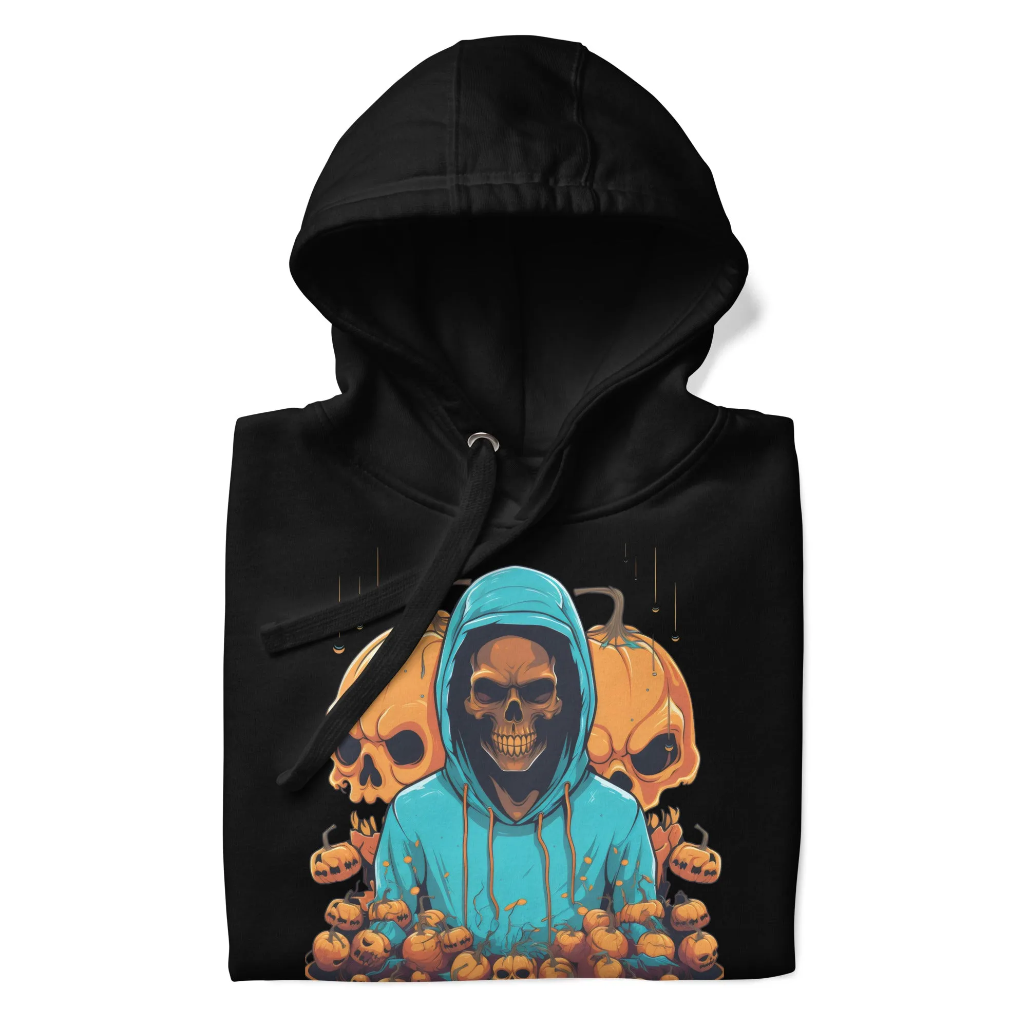 Embrace the Eerie with Halloween Skeleton Man Hoodies 001