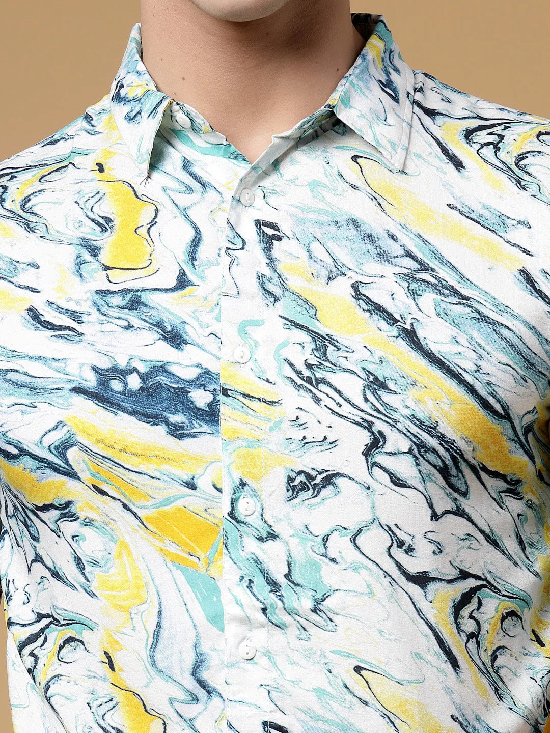 Exotic Hawaiian Shirt With Drop Shoulders