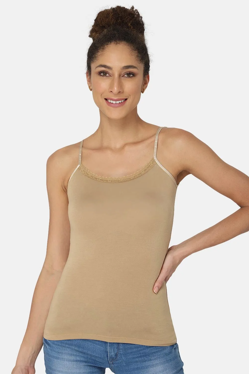 Full Coverage Modal Lycra Super Stretch Intimacy Slip Camisole - M001