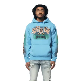 Fun French Terry Pullover Hoodie - Royal