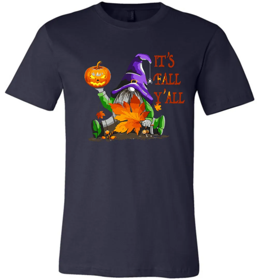 Funny Gnome Fall T-shirts