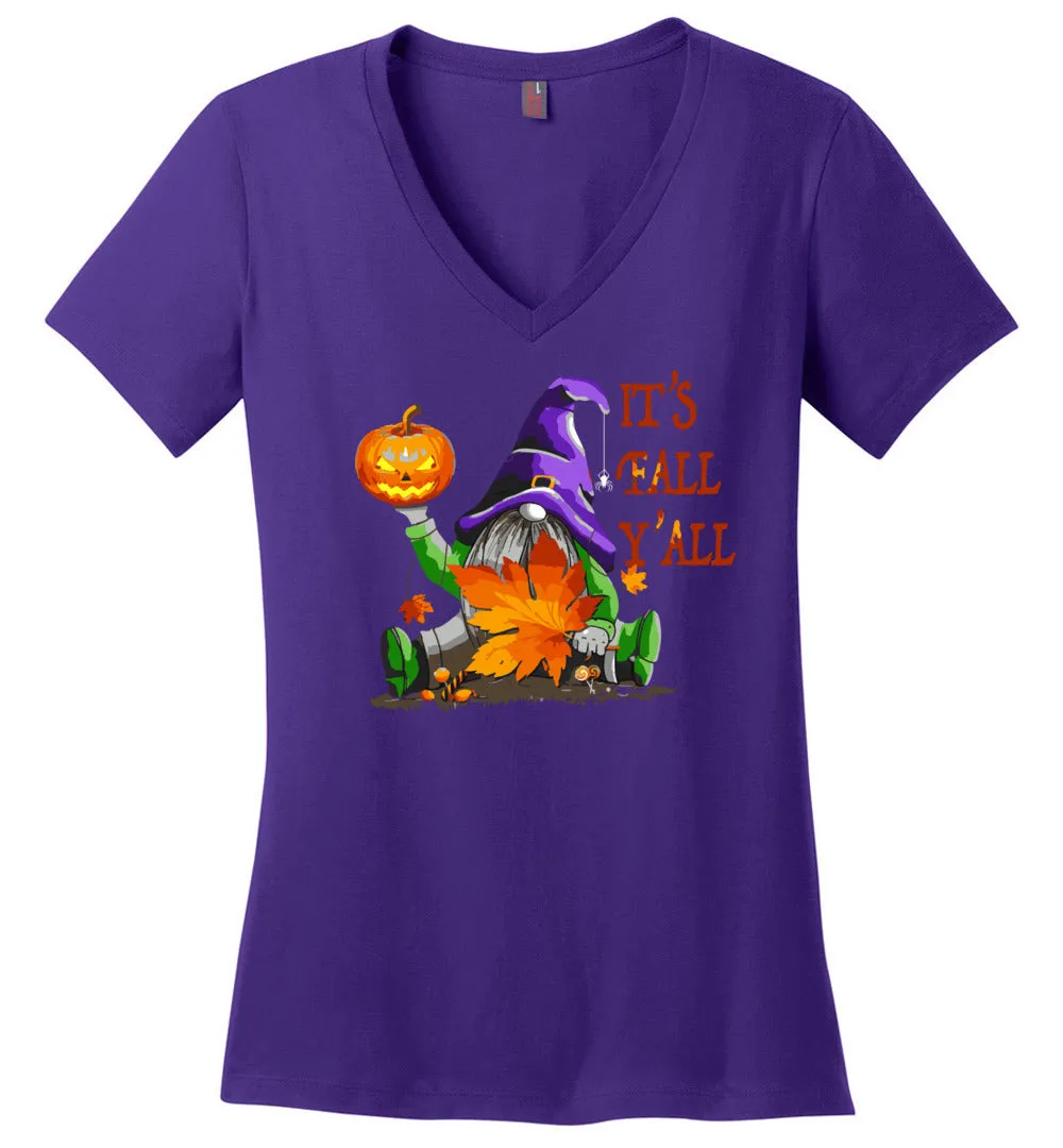 Funny Gnome Fall T-shirts