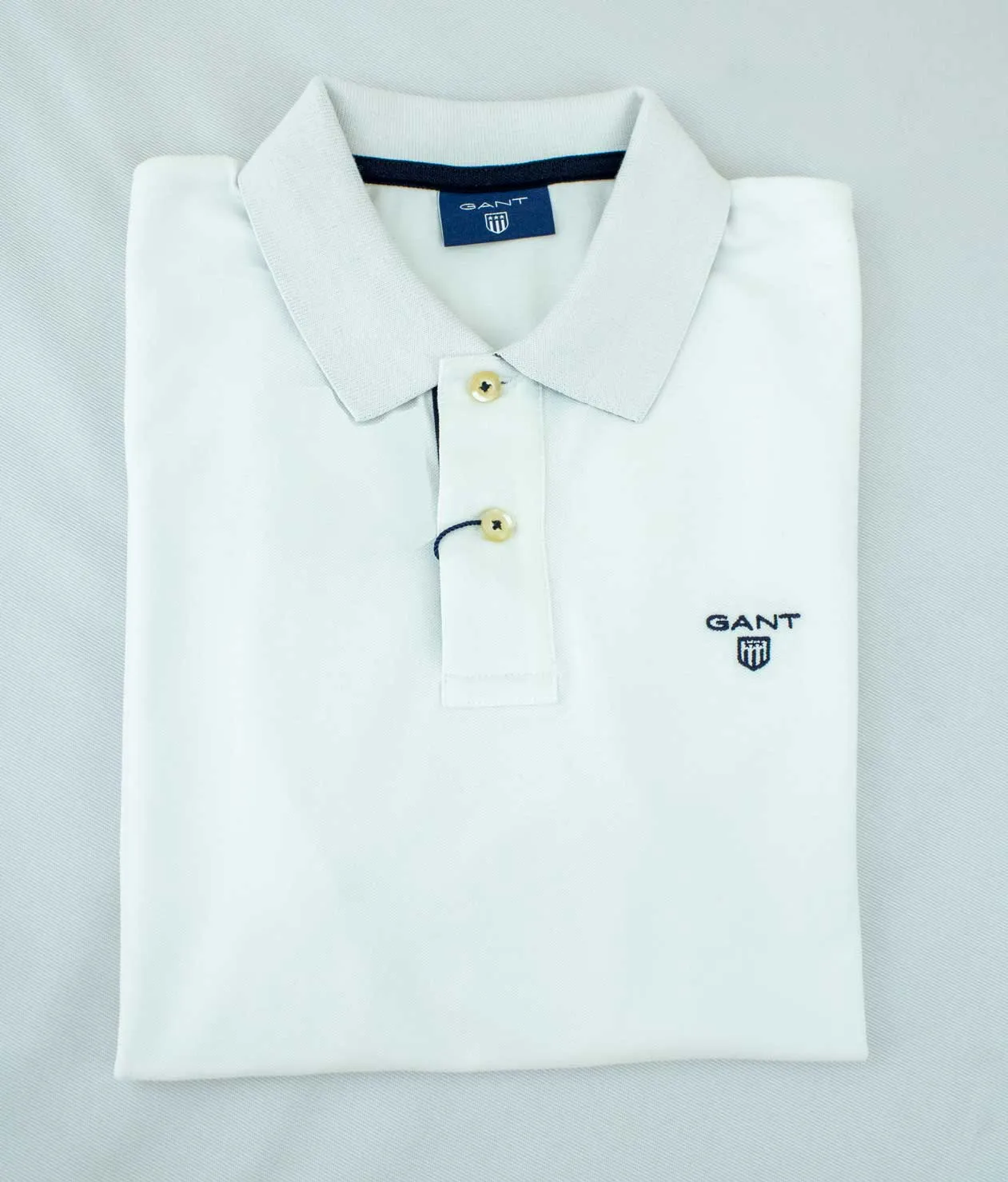 Gant Contrast Collar White Golfer