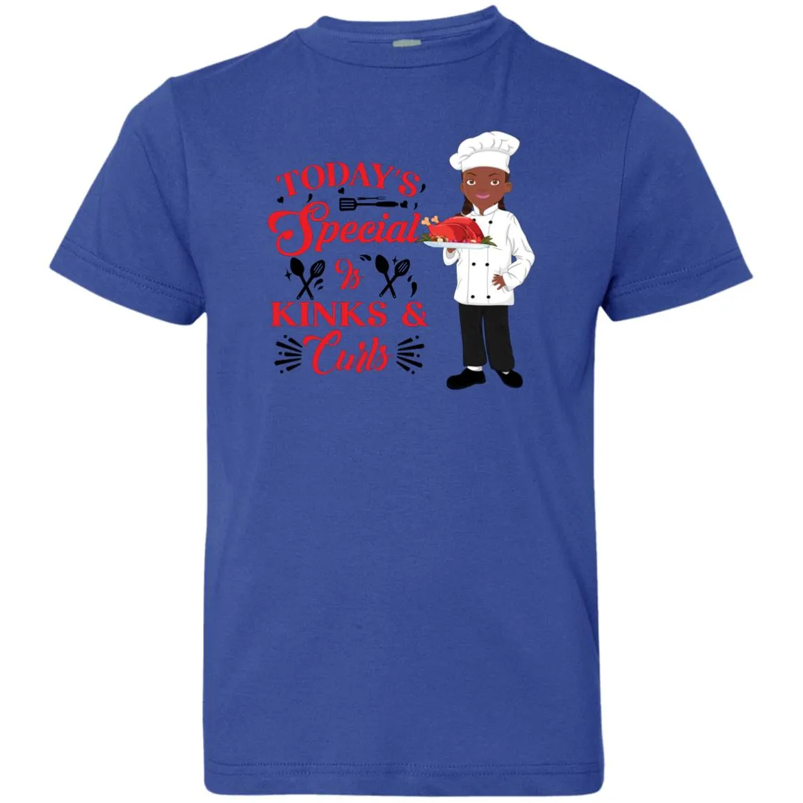 Girls Chef Youth Jersey T-Shirt