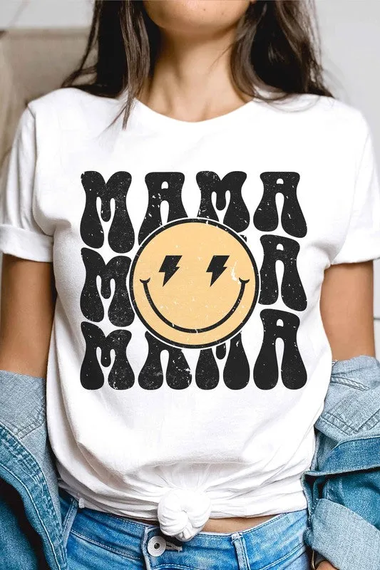 HAPPY FACE MAMA REPEAT Graphic T-Shirt