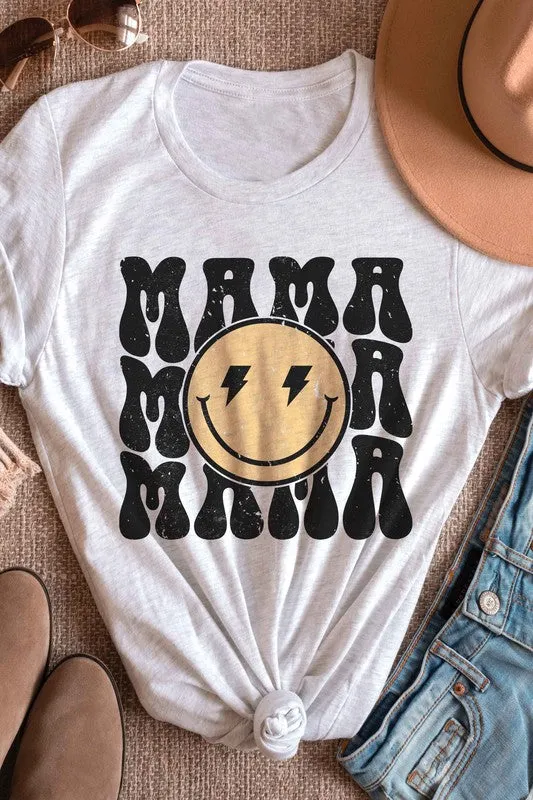 HAPPY FACE MAMA REPEAT Graphic T-Shirt