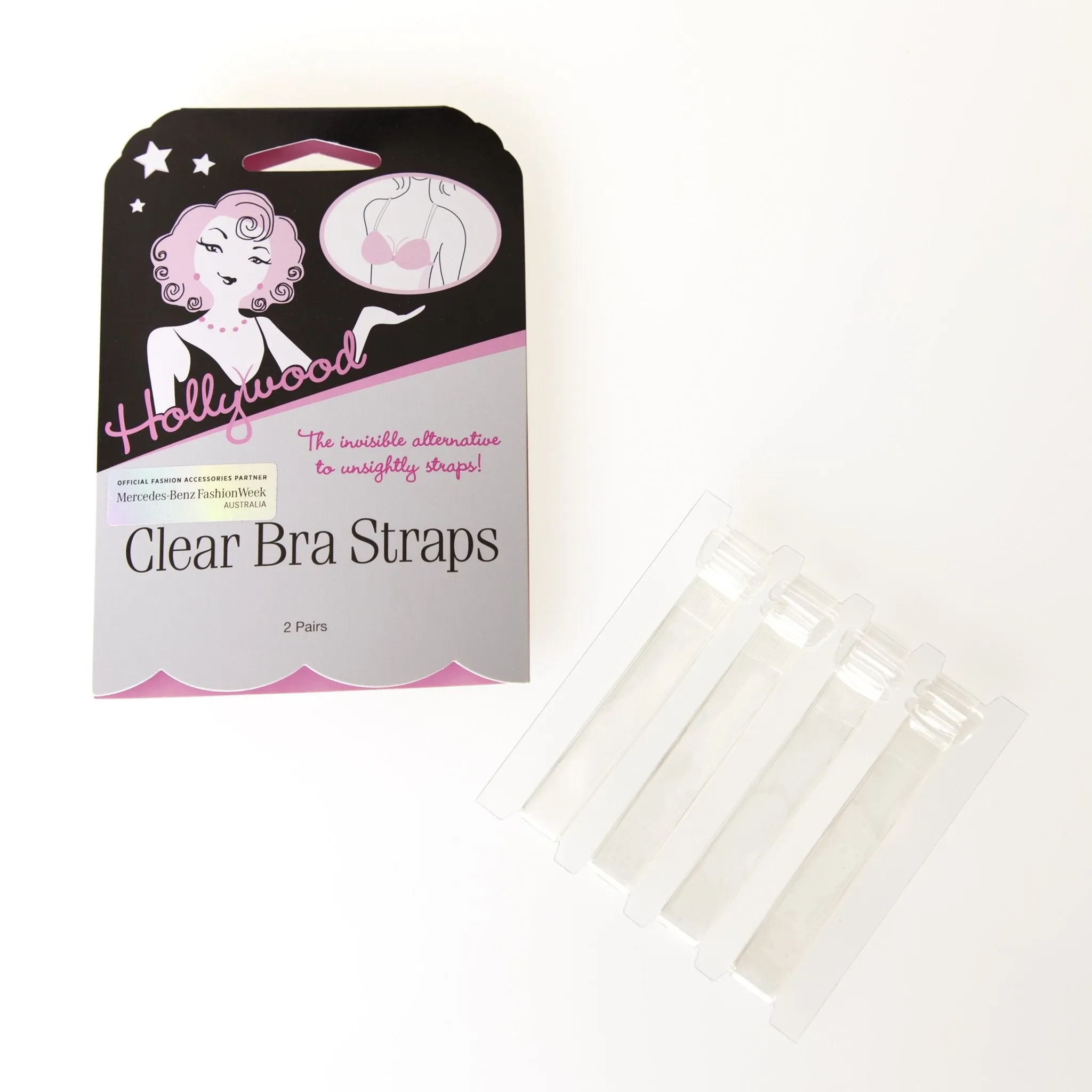 Hollywood Clear Bra Straps for Convertible Bras