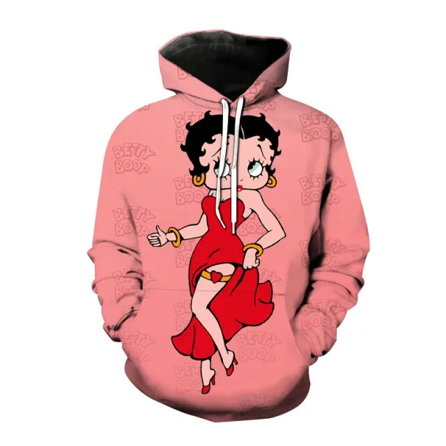 Hoodies Anime Cartoon Sexy Girl 3d Printed Sweatshirt Men Women Fashion Oversized Hoodie Harajuku Streetwear Clothing