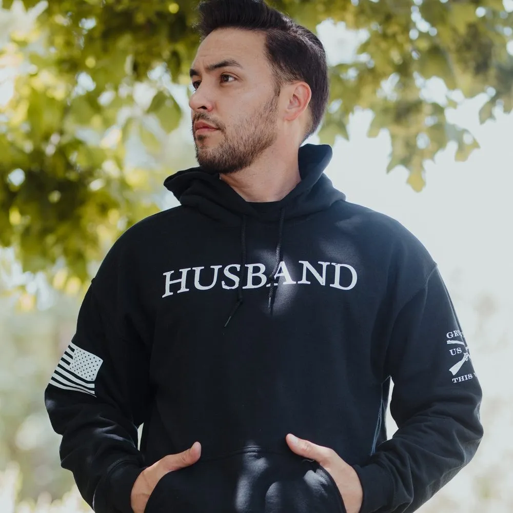 Husband Defined Hoodie - Black