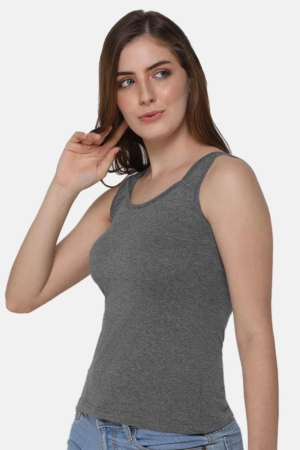 Intimacy Tanktop IN07 - Anthra Melange