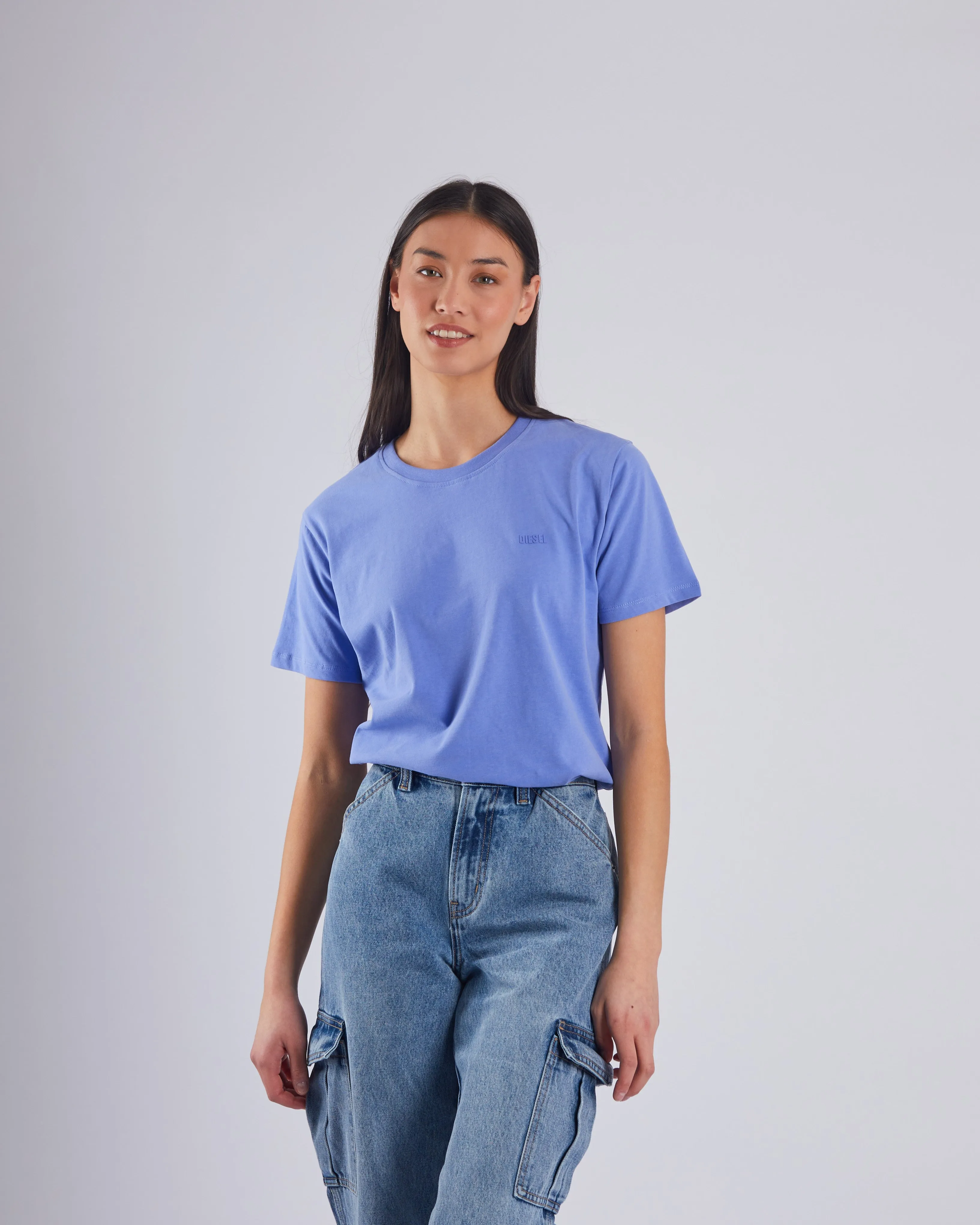 Jada Basic O Neck Blueberry Crush