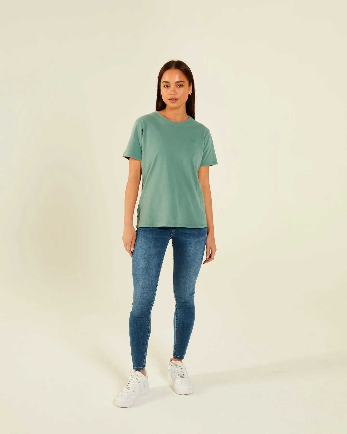 Jada Basic O Neck Green Trail