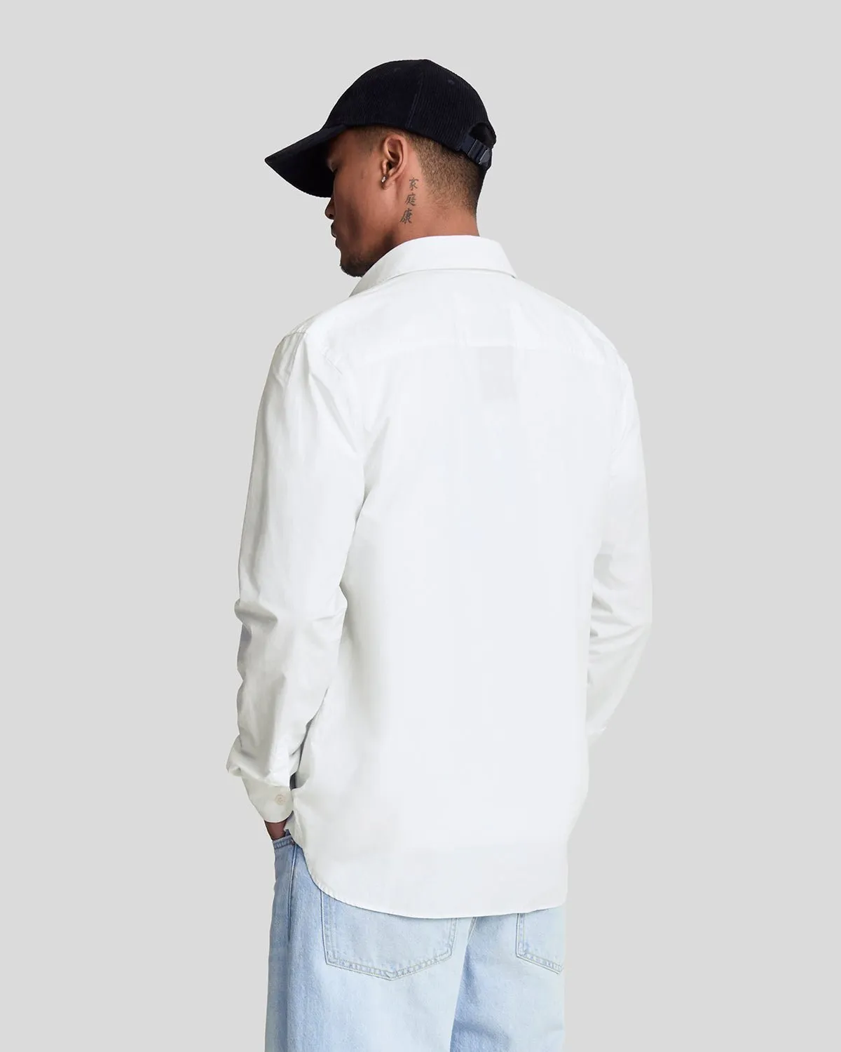 Long Sleeve Poplin Shirt