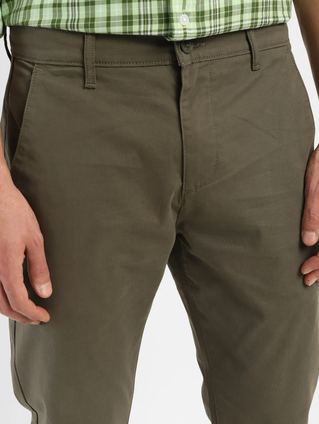 Men's 512 Green Slim Tapered Fit Chinos