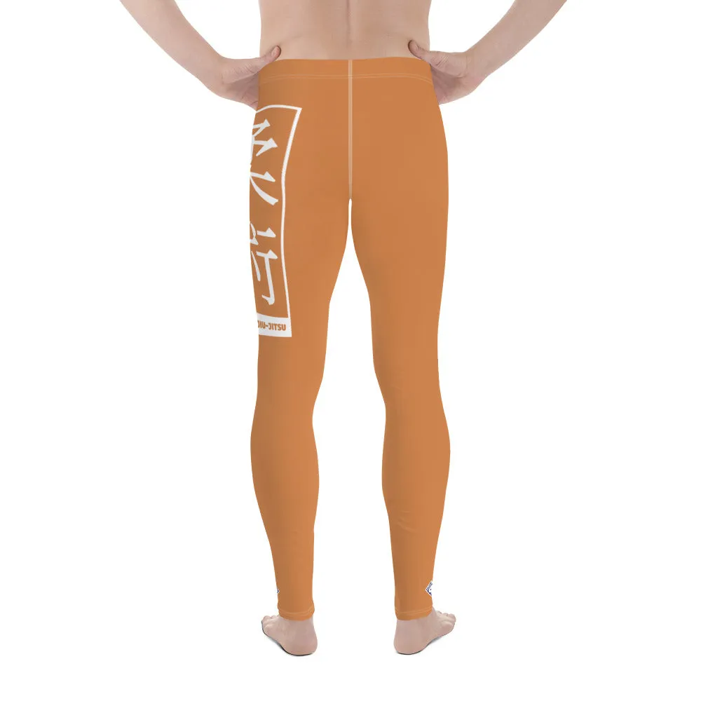 Men's Athletic Workout Leggings For Jiu Jitsu 007 - Raw Sienna