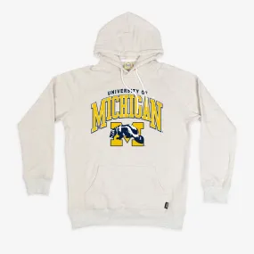 Michigan Wolverines Retro Logo Hoodie