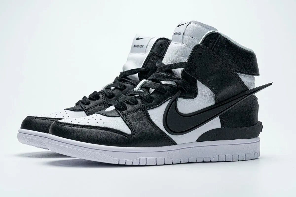 NIKE SB DUNK HIGH x AMBUSH " BLACK WHITE "