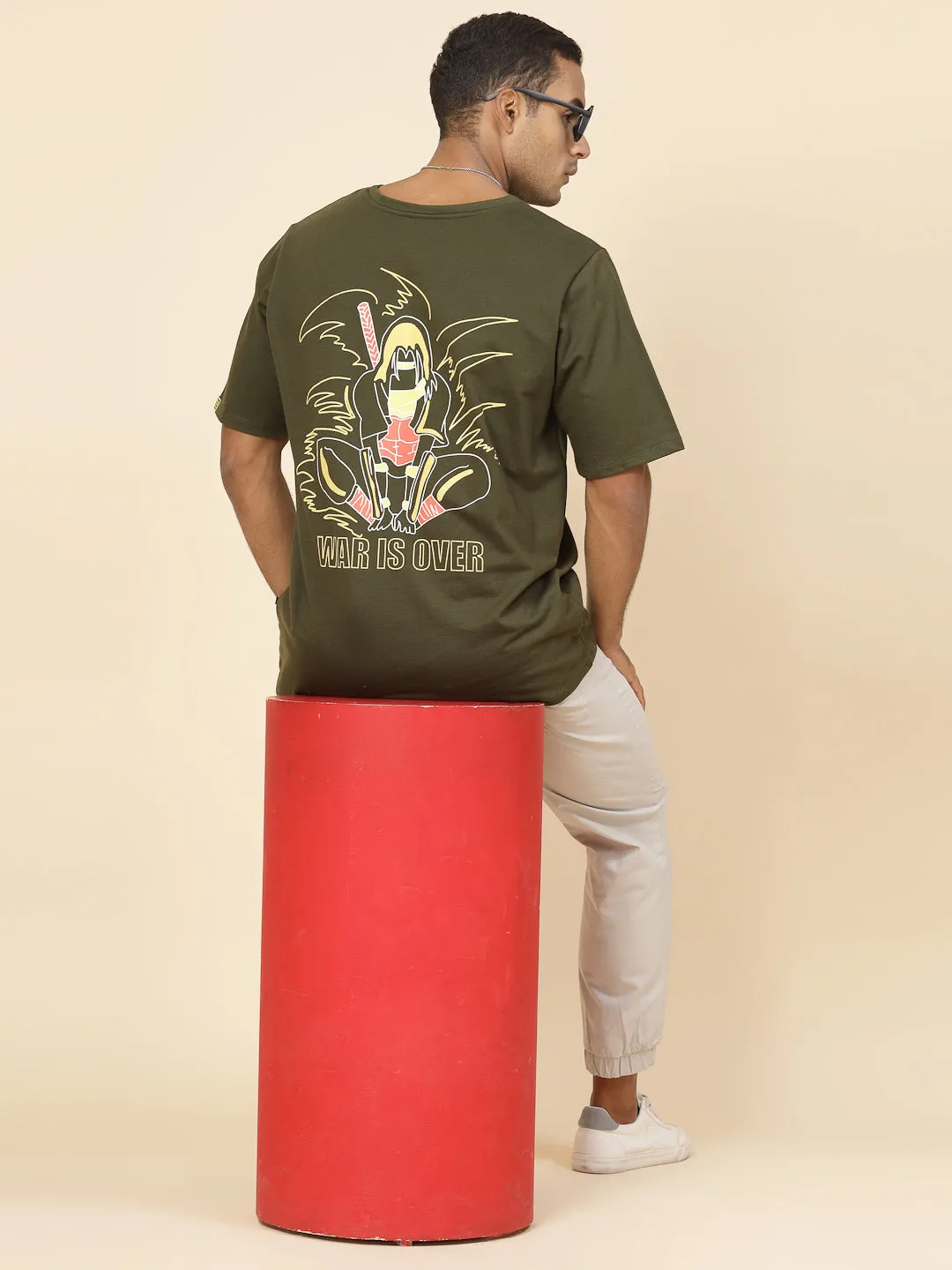 Oversized War's End Anime Print T-Shirt