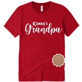 Personalized Grandpa Shirt