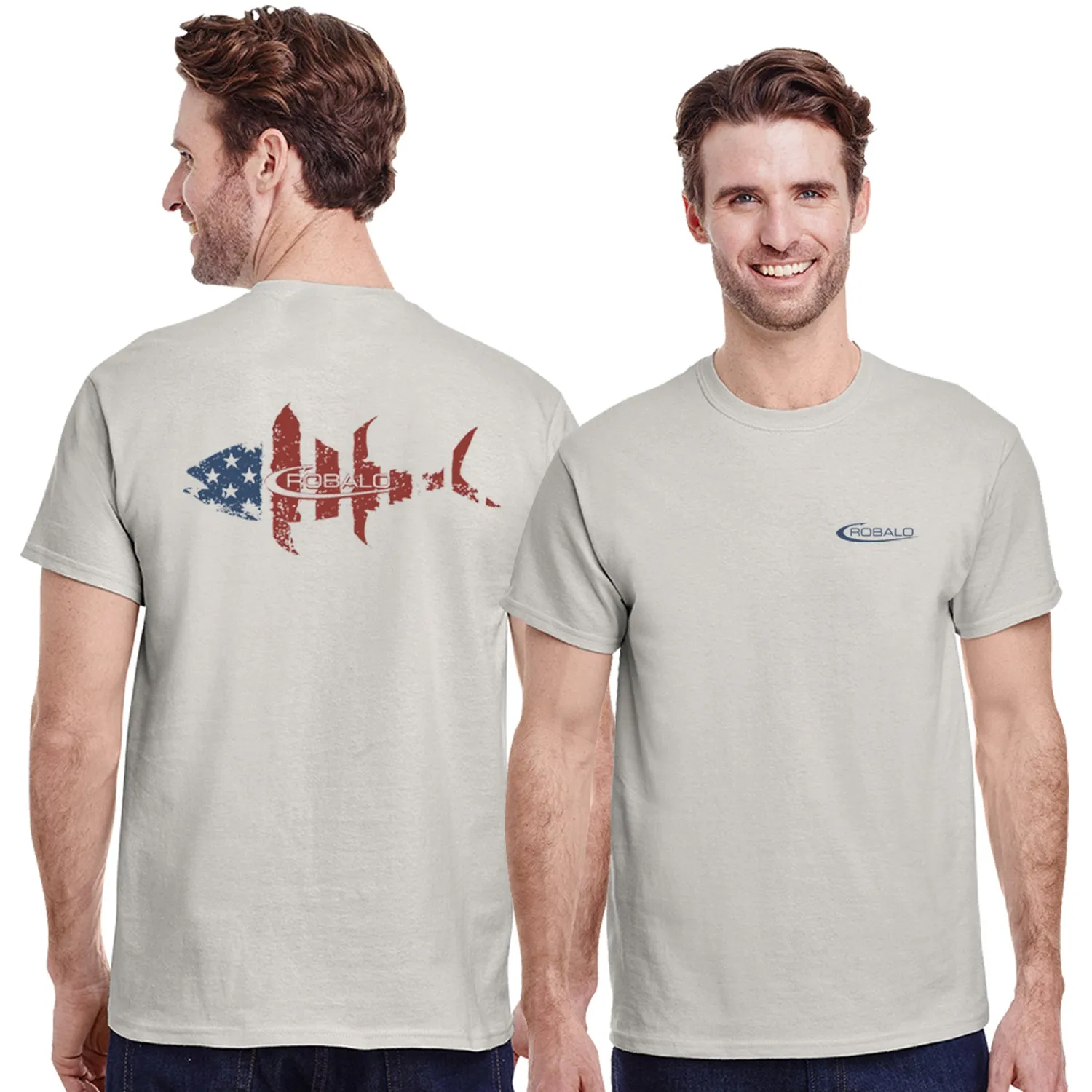 RBS163 Patriotic Fish Tee