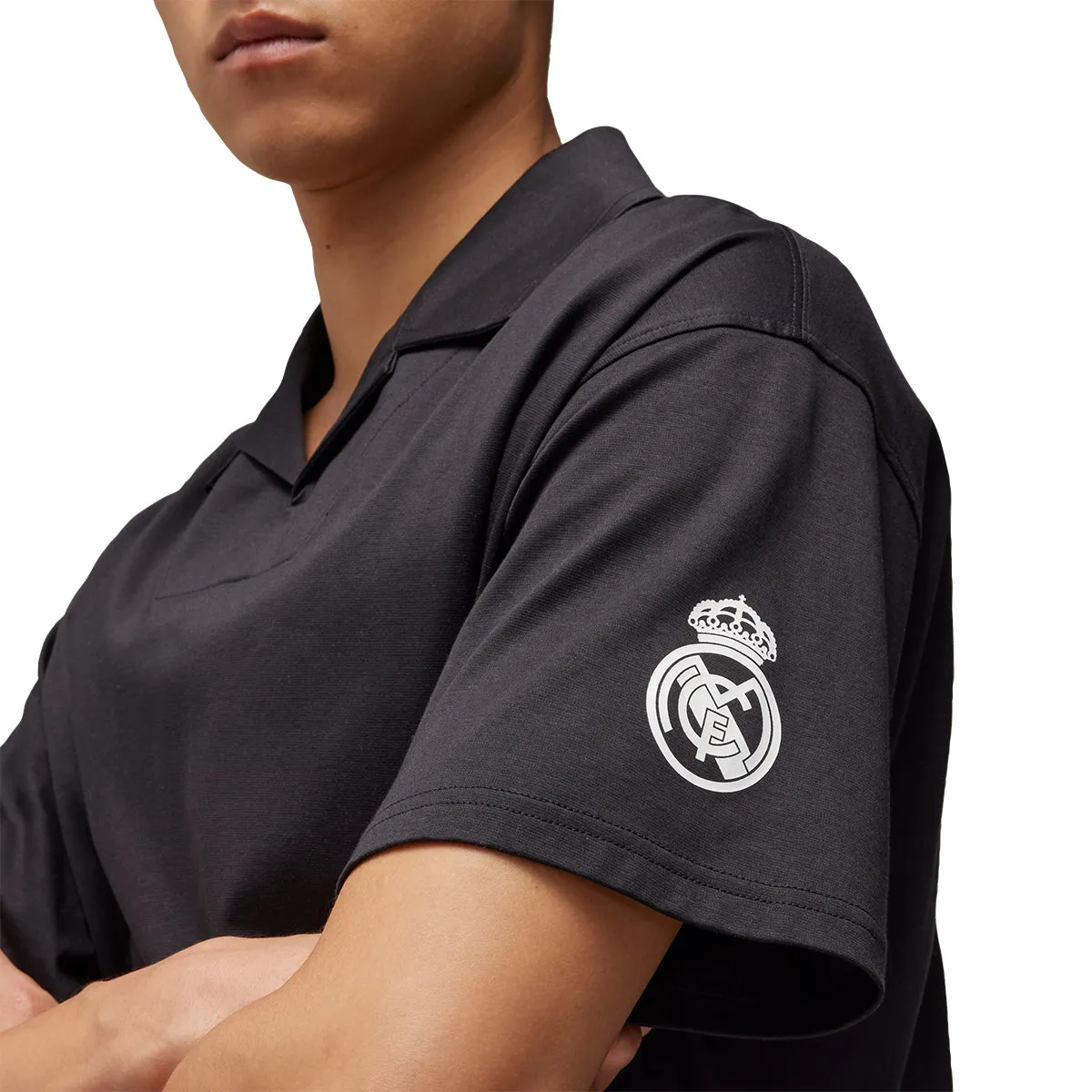   Real Madrid Travel Polo Shirt 'Black'