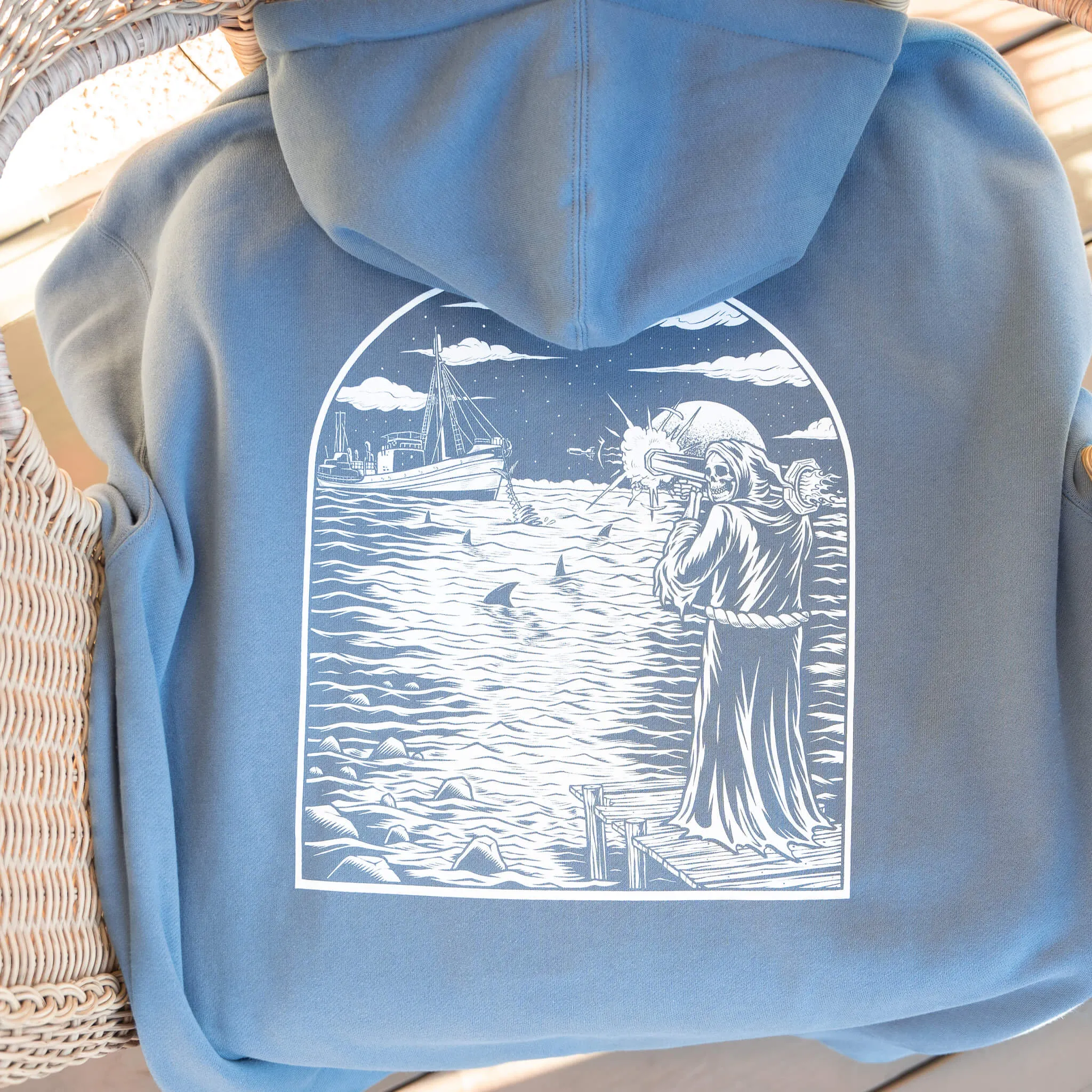 Reaper Bazooka Hoodie - Storm Blue