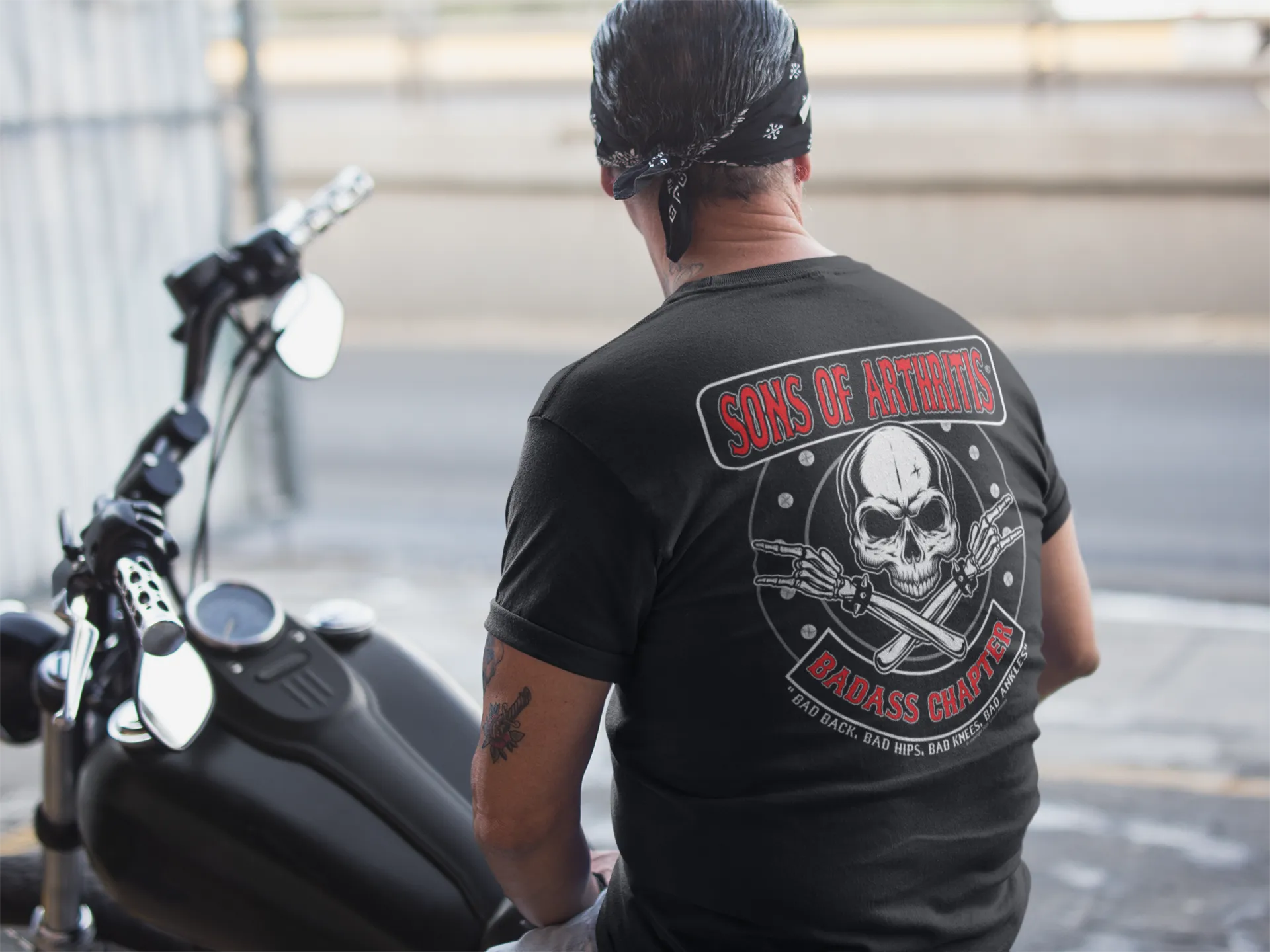 Sons of Arthritis Badass CHAPTER Pocket T-Shirt