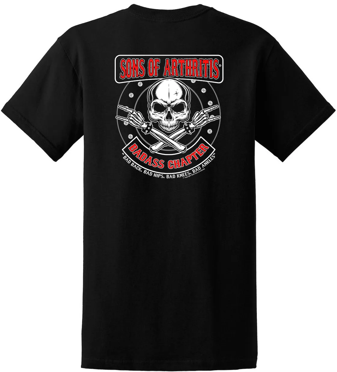 Sons of Arthritis Badass CHAPTER Pocket T-Shirt