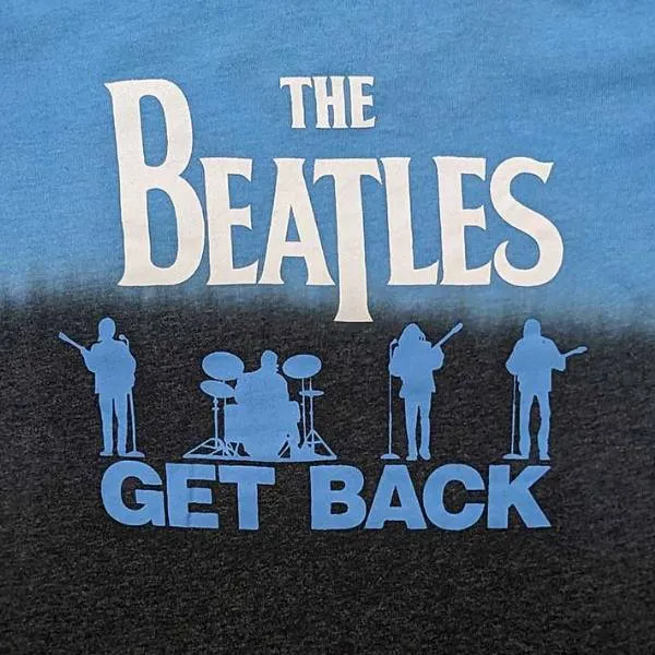 The Beatles Kids T-Shirt - Beatles Get Back - Blue Tie Dye