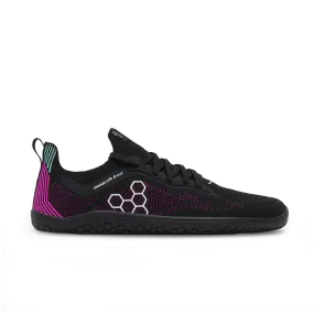 Vivobarefoot Primus Lite Knit Womens Obsidian/Vibrant Pink