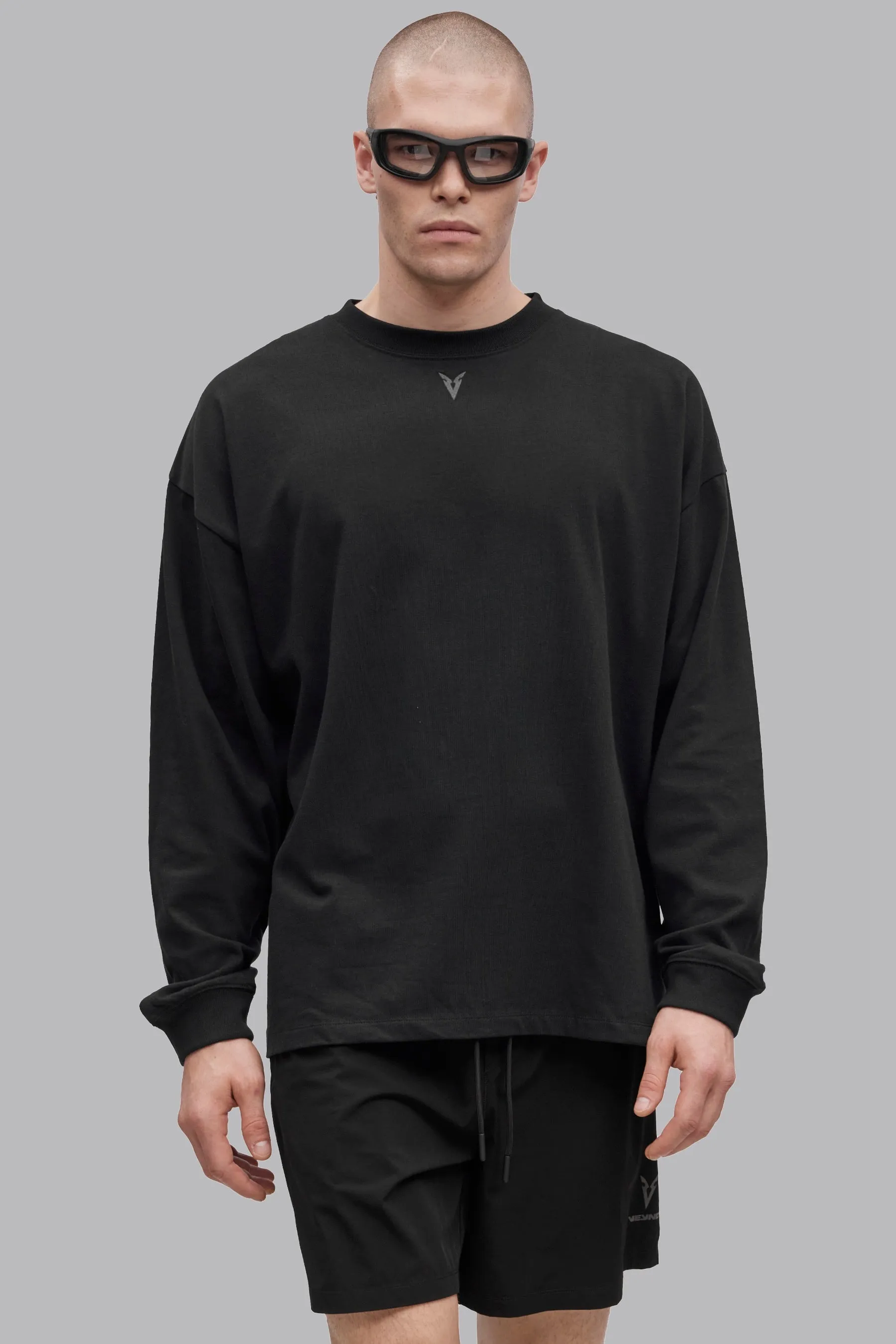 V_LYFE220 LONG SLEEVE T-SHIRT - Black