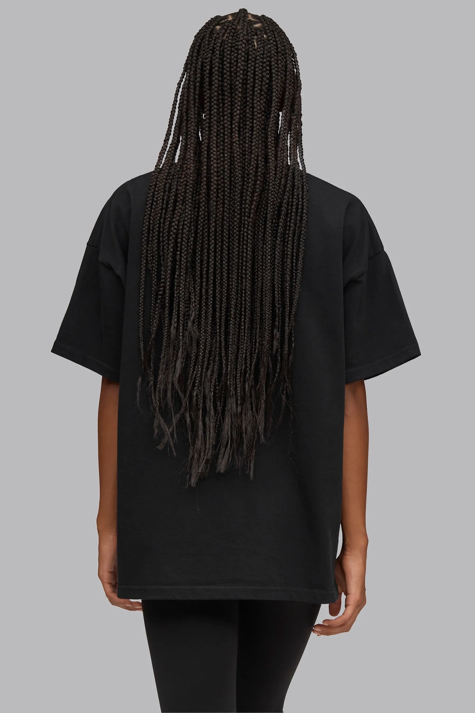 V_LYFE370 BOXY T-SHIRT - Black