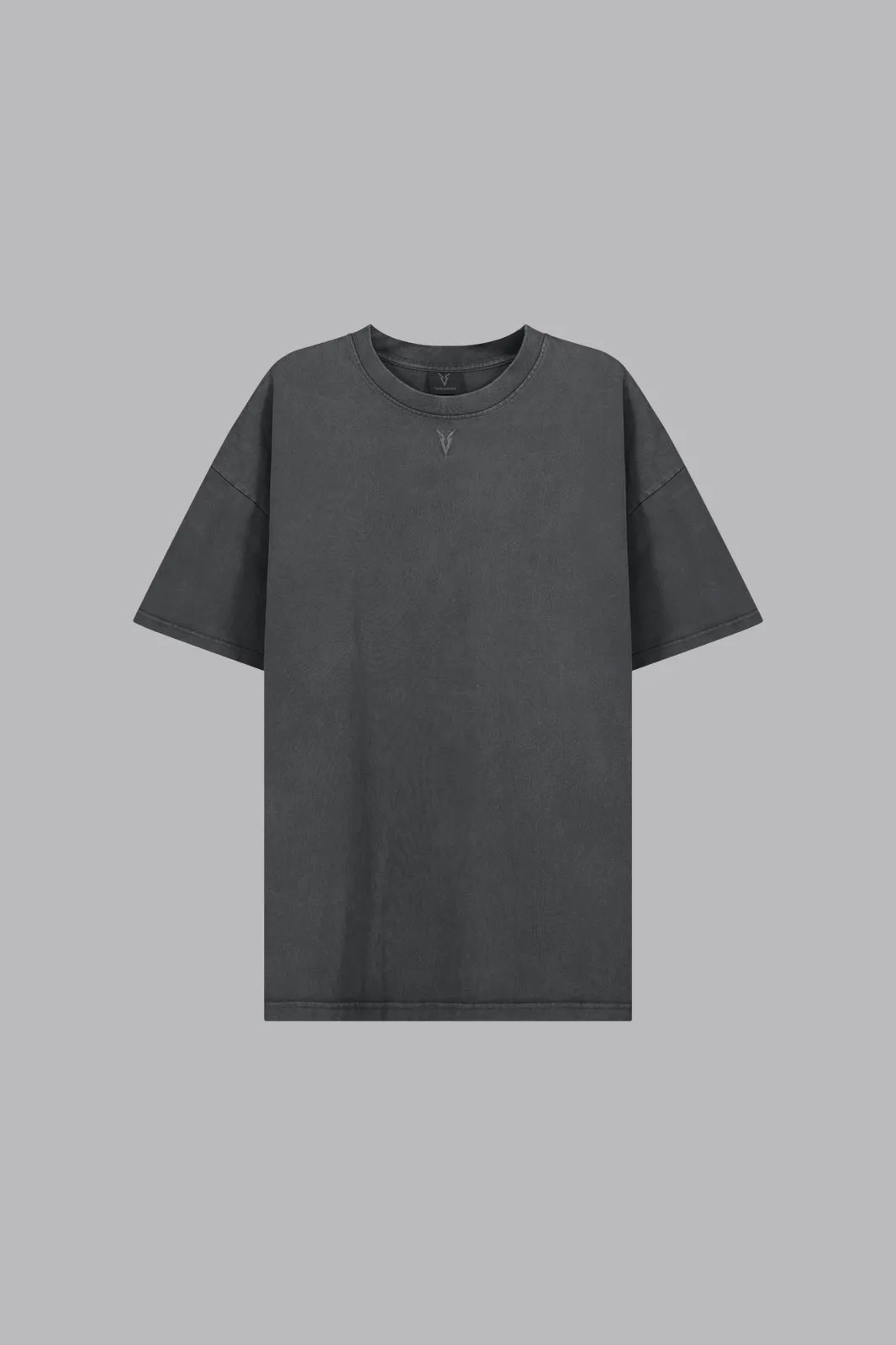 V_LYFE370 BOXY T-SHIRT - Gray Vintage