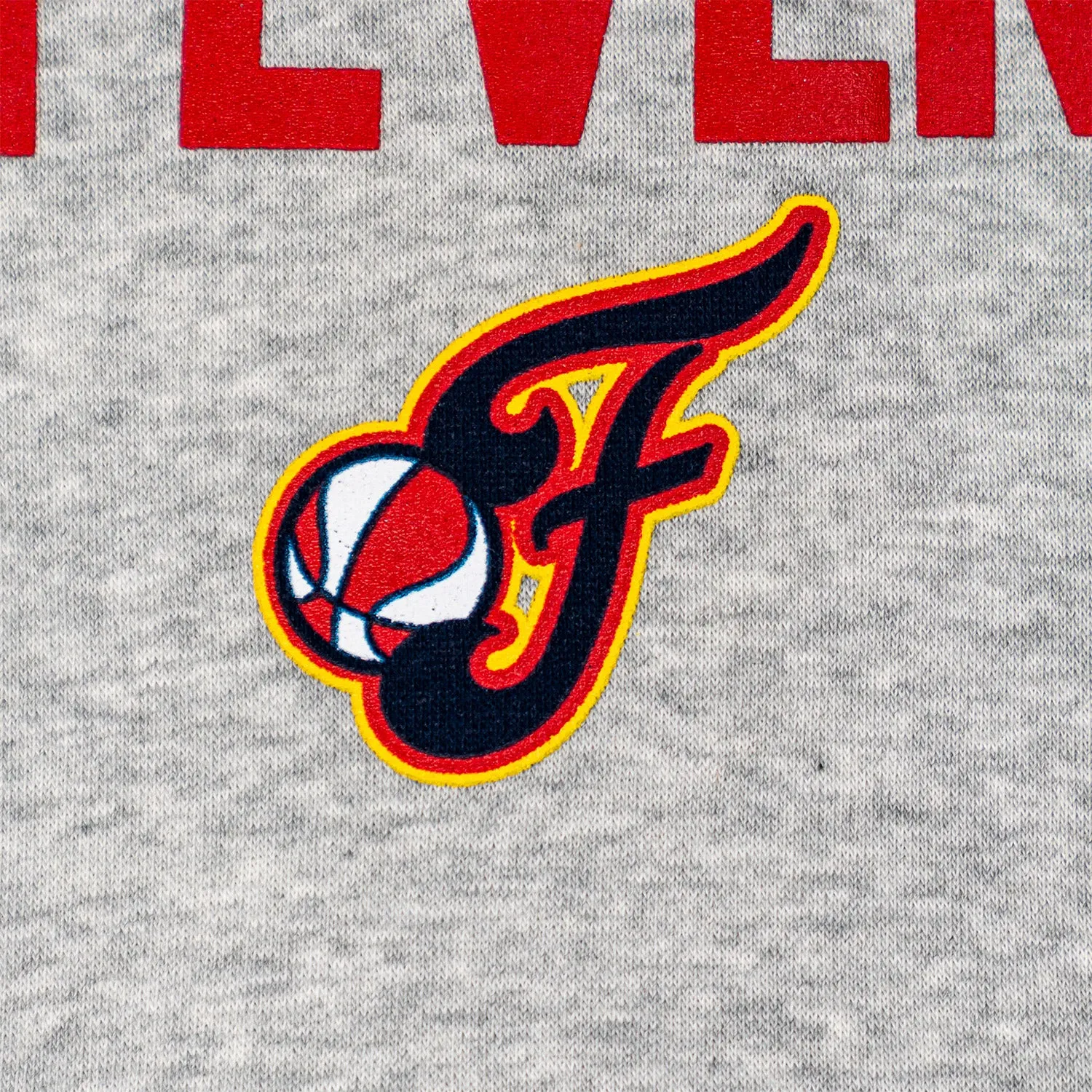 Women's Indiana Fever Wordmark With Logo Varsity Hooded Sweatshirt in Grey by Nike