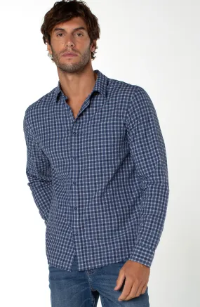 WOVEN BUTTON UP SHIRT