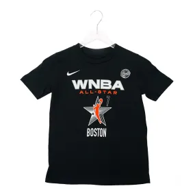 Youth Indiana Fever Aliyah Boston #7 2024 WNBA All-Star Game Name and Number T-shirt in Black by Nike