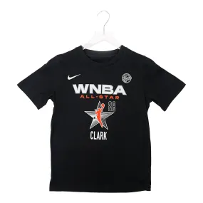 Youth Indiana Fever Caitlin Clark #22 2024 WNBA All-Star Game Name and Number T-shirt in Black by Nike